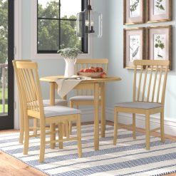 Ankrum Permian 4 - Person Solid Oak Dining Set