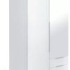 Argos Home Hallingford 2 Door 3 Drawer Wardrobe- White Gloss