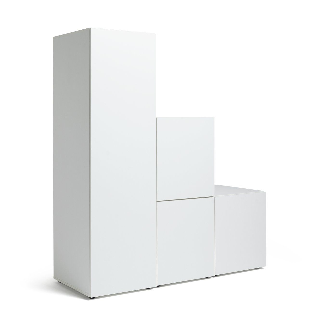Argos Home Malibu Stepped Small Storage Wardrobe - White