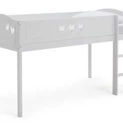 Argos Home Mia Mid Sleeper and Silentnight Mattress - White