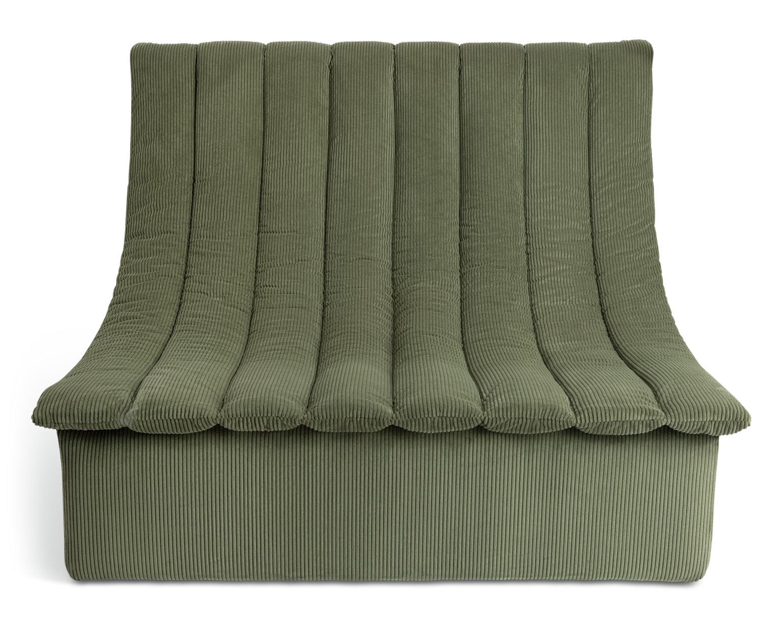 Habitat 60 Scoop Fabric Chair - Green