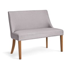 Habitat Alec Fabric Dining Bench - Grey
