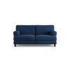 Habitat Askem Fabric 2 Seater Sofa - Navy Blue - Dark Leg