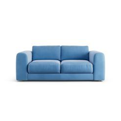 Habitat Ayr Fabric 3 Seater Sofa - Sky Blue