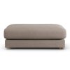 Habitat Ayr Fabric Footstool - Mocha