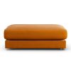 Habitat Ayr Fabric Footstool - Orange