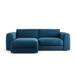 Habitat Ayr Reversible Corner Sofa - Ink Blue