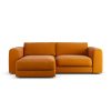 Habitat Ayr Reversible Corner Sofa - Orange - Ash Leg