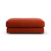 Habitat Ayr Velvet Footstool - Burnt Orange