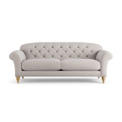 Habitat Brooker Fabric 4 Seater Sofa - Natural - Ash Leg