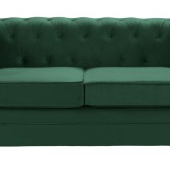 Habitat Chesterfield Velvet 2 Seater Sofa - Green