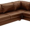 Habitat Eton Leather Right Hand Corner Sofa - Tan