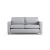 Habitat Flint Fabric 2 Seater Sofa Bed- Grey - Ash Leg