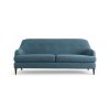 Habitat Frome Fabric 3 Seater Sofa - Blue - Dark Leg