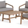 Habitat Hania 4 Seater Wooden Garden Sofa Set - Natural