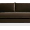 Habitat Hawley Velvet 3 Seater Sofa - Brown