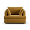 Habitat Holmfirth Fabric Cuddle Chair - Gold