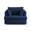 Habitat Holmfirth Fabric Cuddle Chair - Navy