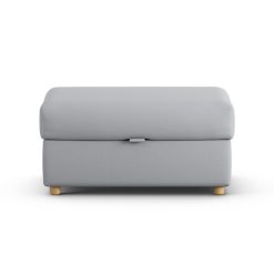 Habitat Holmfirth Fabric Footstool - Grey