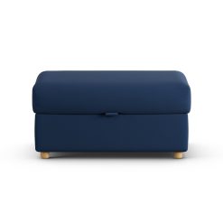 Habitat Holmfirth Fabric Footstool - Navy
