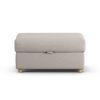 Habitat Holmfirth Fabric Footstool - Stone