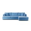 Habitat Holmfirth Right Hand Corner Sofa - Sky Blue