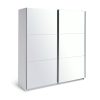 Habitat Holsted Mirrored Large Sliding Wardrobe - White