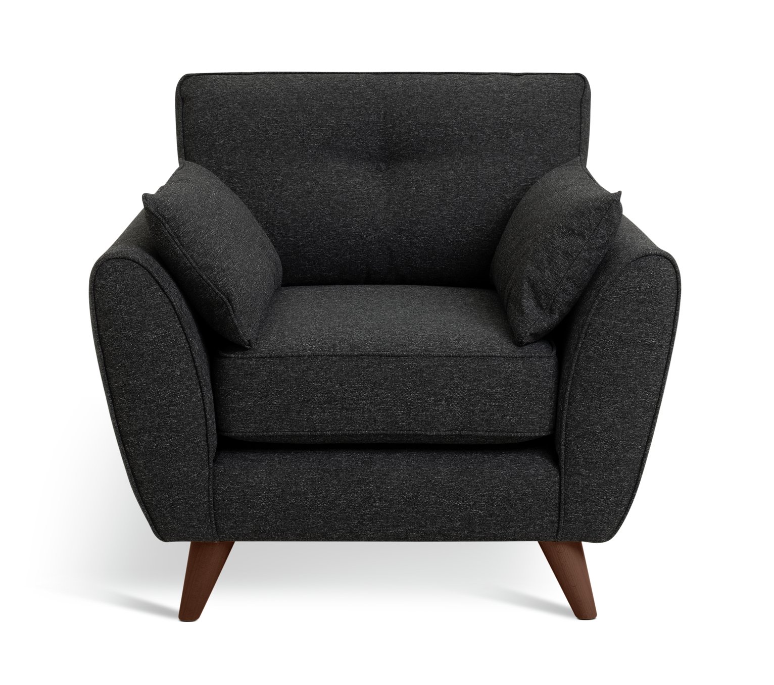 Habitat Iris Fabric Armchair - Charcoal