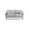 Habitat Ivor Fabric 2 Seater Sofa - Natural - Ash Leg