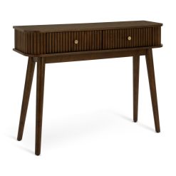 Habitat Kendi 2 Drawer Console Table - Walnut