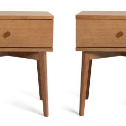 Habitat Kirk 2 Bedside Table Set - Walnut