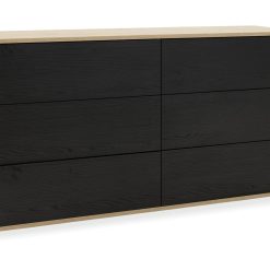 Habitat Koda 6 Drawer Chest - Black