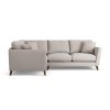 Habitat Lomond Left Hand Corner Sofa - Stone - Dark Leg