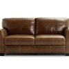 Habitat Milford Leather 3 Seater Sofa - Tan