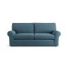 Habitat Molton Fabric 3 Seater Sofa - Blue