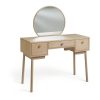 Habitat Moorlands 3 Drawer Dressing Table - Light Oak Veneer