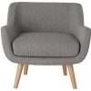 Habitat Nellie Fabric Accent Chair - Grey