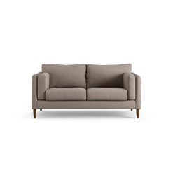 Habitat Newington Fabric 2 Seater Sofa - Mocha - Dark Leg