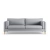 Habitat Newington Fabric 4 Seater Sofa - Grey - Ash Leg