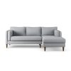 Habitat Newington Right Hand Corner Sofa - Grey - Dark Leg