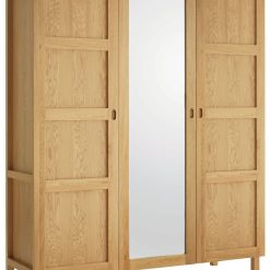 Habitat Radius 3 Door Wardrobe - Oak