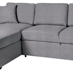 Habitat Reagan Left Hand Storage Chaise Sofa Bed - Grey