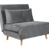 Habitat Roma Single Fabric Chairbed - Grey