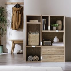 Habitat Rubrics Modular Large Bookcase - Oak