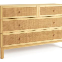Habitat Simone Wide Rattan 4 Drawer Chest