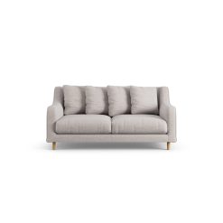 Habitat Swift Fabric 2 Seater Sofa - Natural - Ash Leg