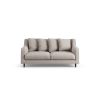 Habitat Swift Fabric 2 Seater Sofa - Stone - Dark Leg