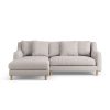 Habitat Swift Left Hand Corner Sofa - Natural - Ash Leg