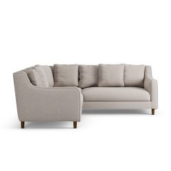 Habitat Swift Reversible Corner Sofa - Stone - Dark Leg
