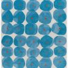 Habitat Tash Patterned Blue Wool Cut Pile Rug - 240x170cm